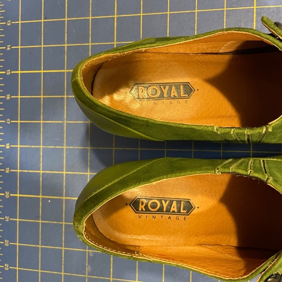American Duchess button shoes Greta green 1930s royal vintage label - Picture 5 of 10